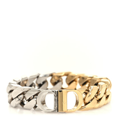 Christian Dior Metal Danseuse Etoile Chain Bracelet Gold Silver 1 of 5