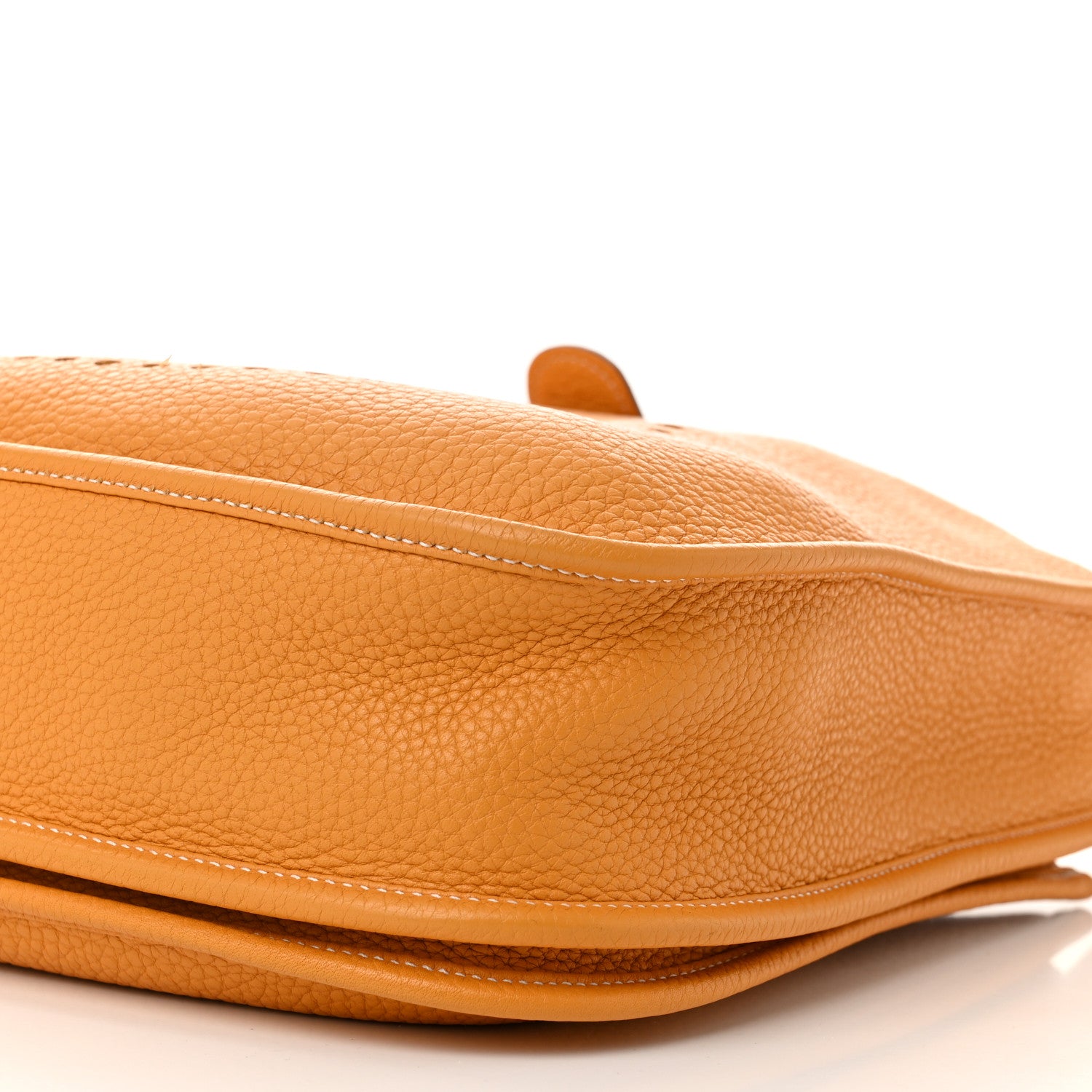 Hermes Taurillon Clemence Amazone Evelyne III PM Moutarde Taupe 10 of 12