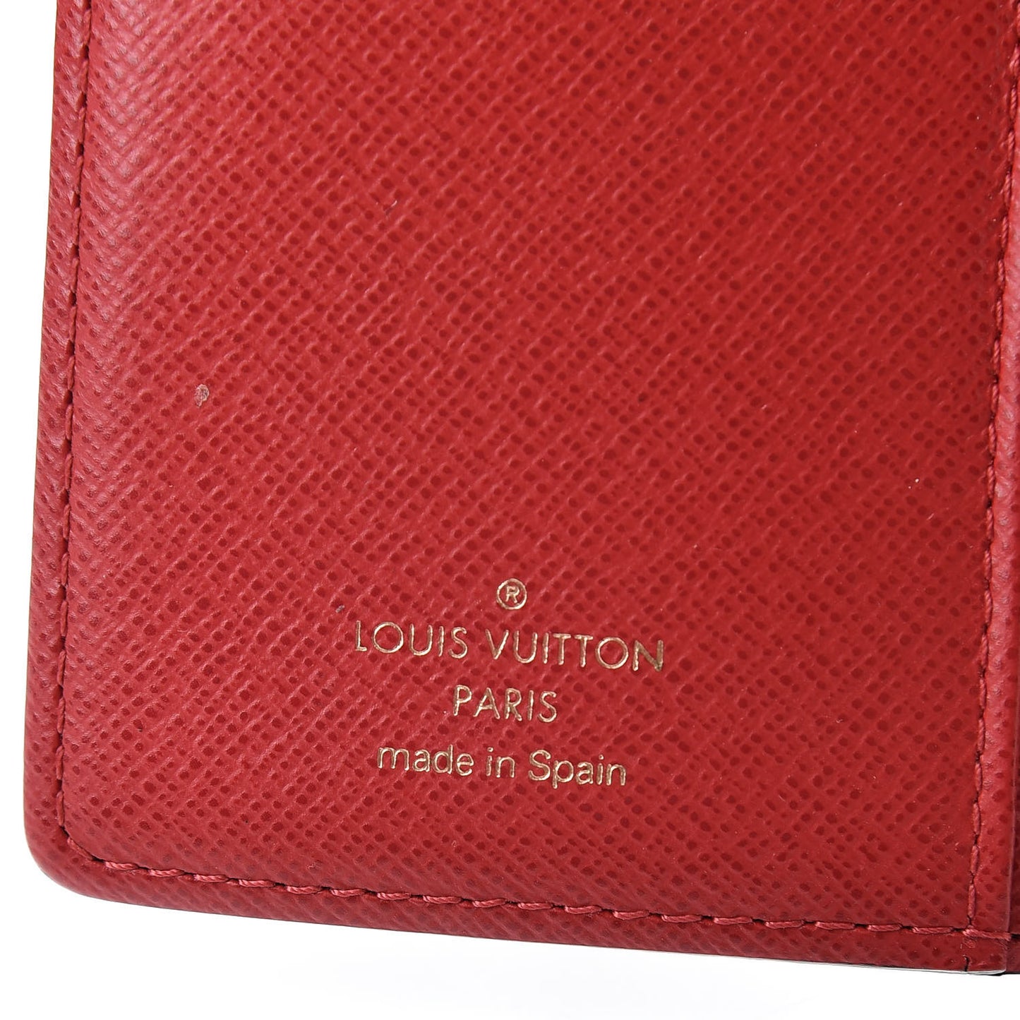 Damier Ebene Koala Small Ring Agenda Cover Red