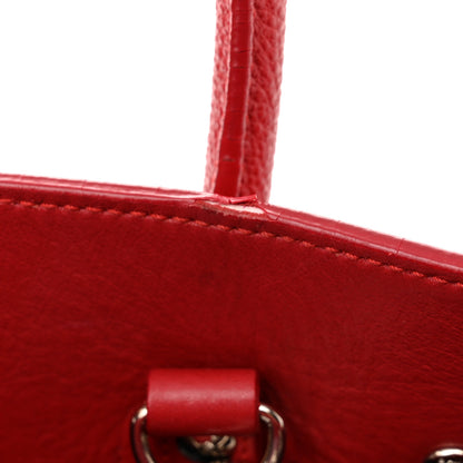 Saint Laurent Grained Calfskin Baby Sac De Jour Red 10 of 13
