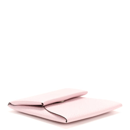 Hermes Chevre Mysore Bastia Coin Purse Rose Sakura 4 of 8