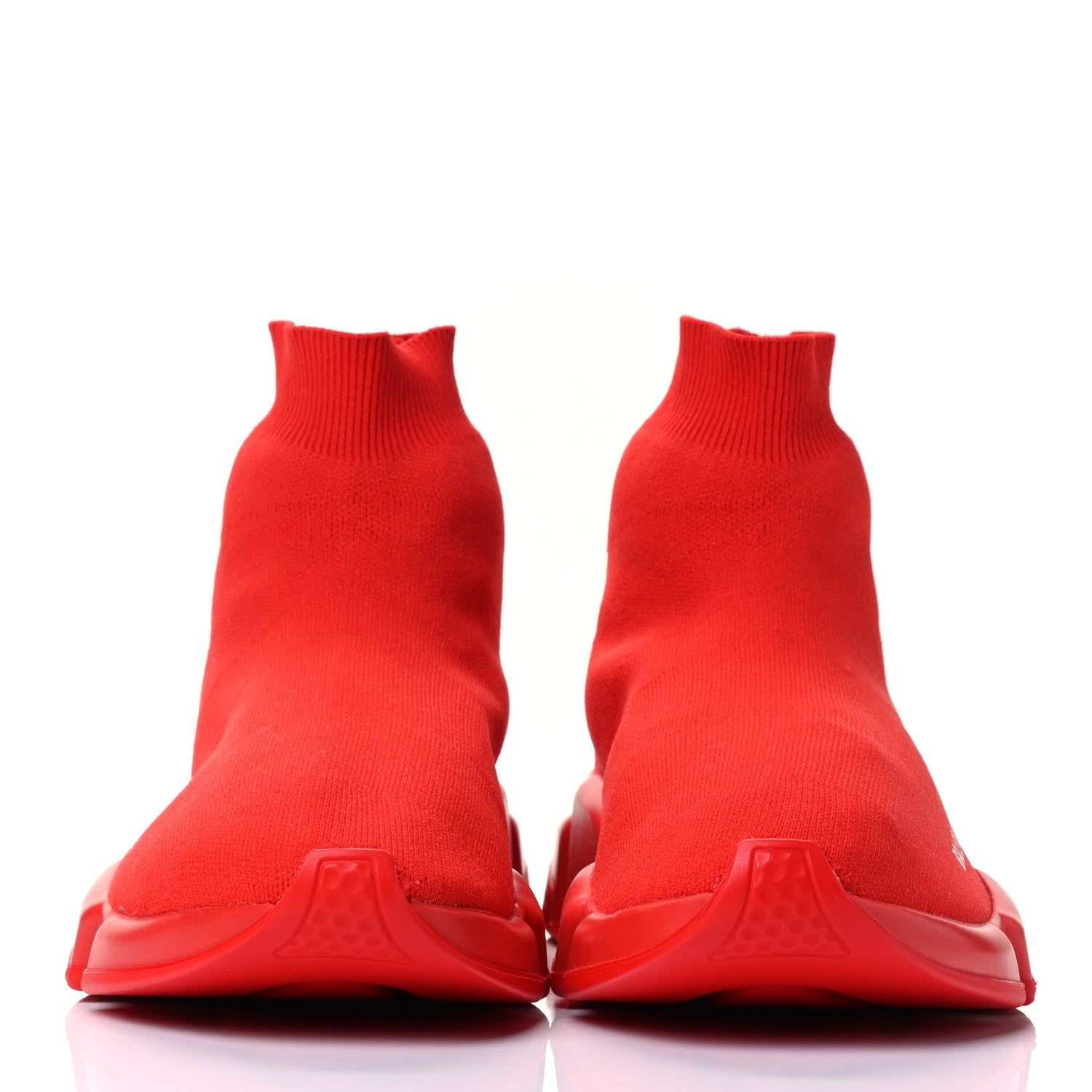 Balenciaga Neoprene Knit Mens Speed Sneakers 40 Rouge 2 of 6