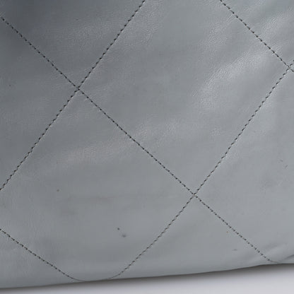 Chanel Shiny Calfskin Quilted Small Chanel 22 Grey 13 of 13