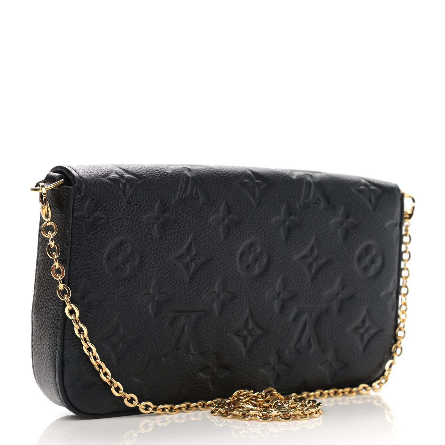 Empreinte Pochette Felicie Chain Wallet Black