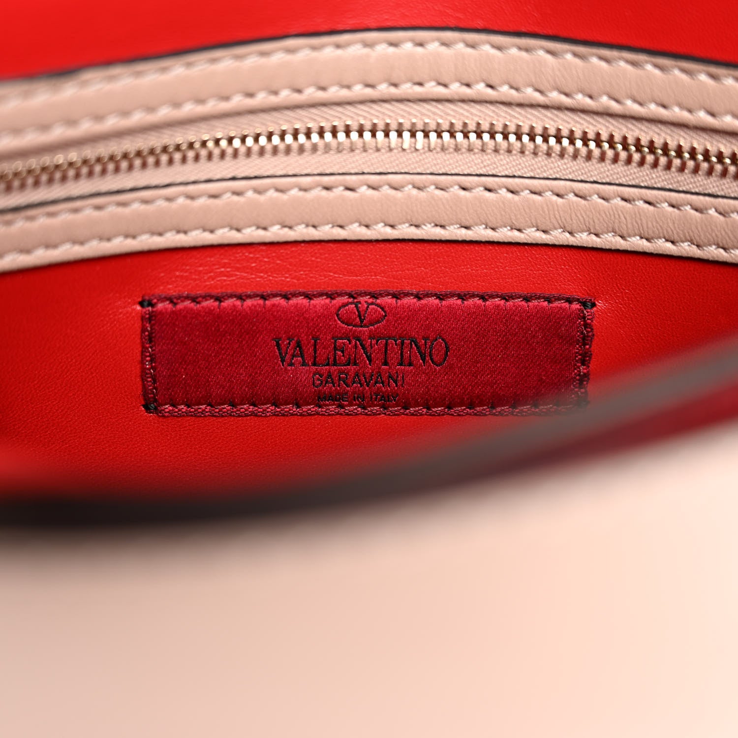 Valentino Garavani Nappa Rockstud Wristlet Clutch Alpaca 6 of 14