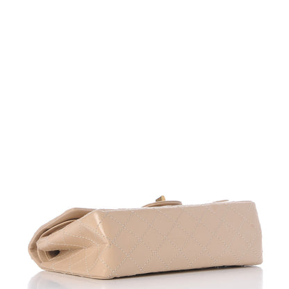 Chanel Distressed Calfskin Quilted 2.55 Reissue 225 Flap Beige 5 of 10