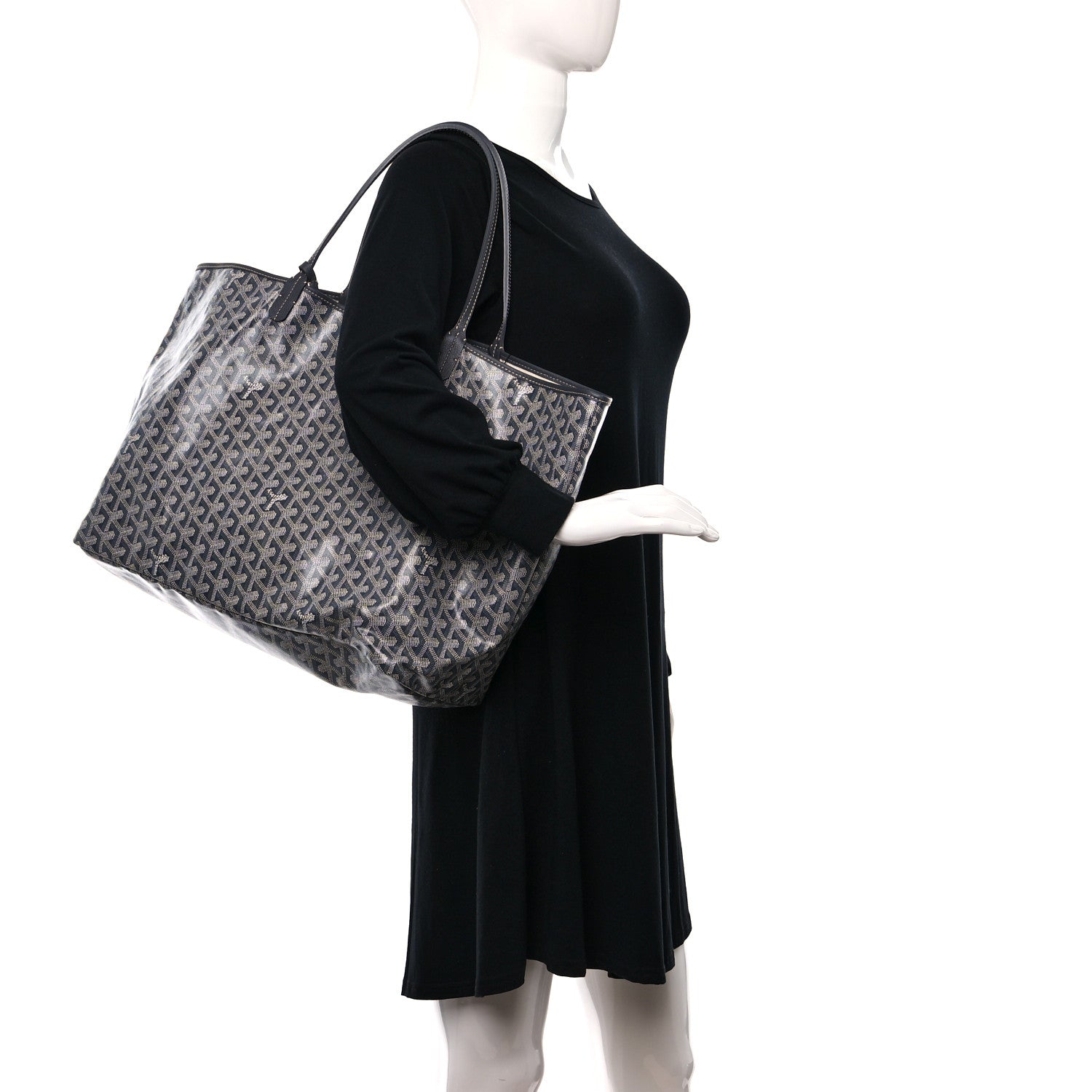 Goyard Goyardine Saint Louis GM Grey 2 of 10