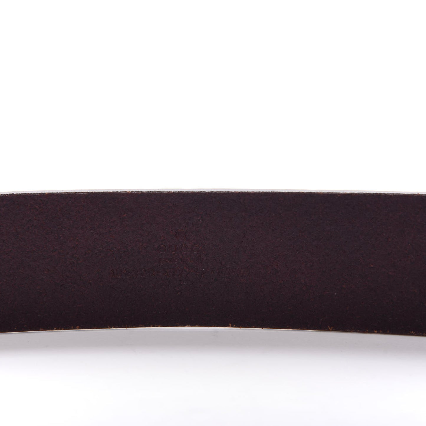 Guccissima Square G Belt 85 34 Brown