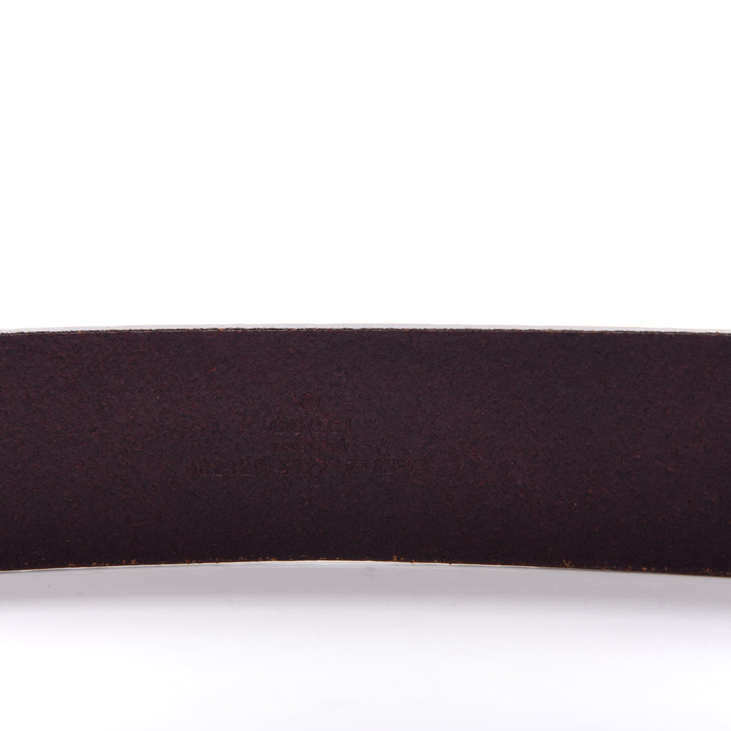 Gucci Guccissima Square G Belt 85 34 Brown 5 of 6