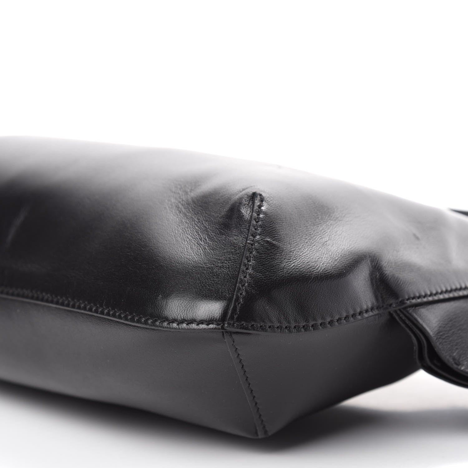 Valentino Garavani Nappa Atelier 04 Rouches Edition Small Ruffle Hobo Black 7 of 9