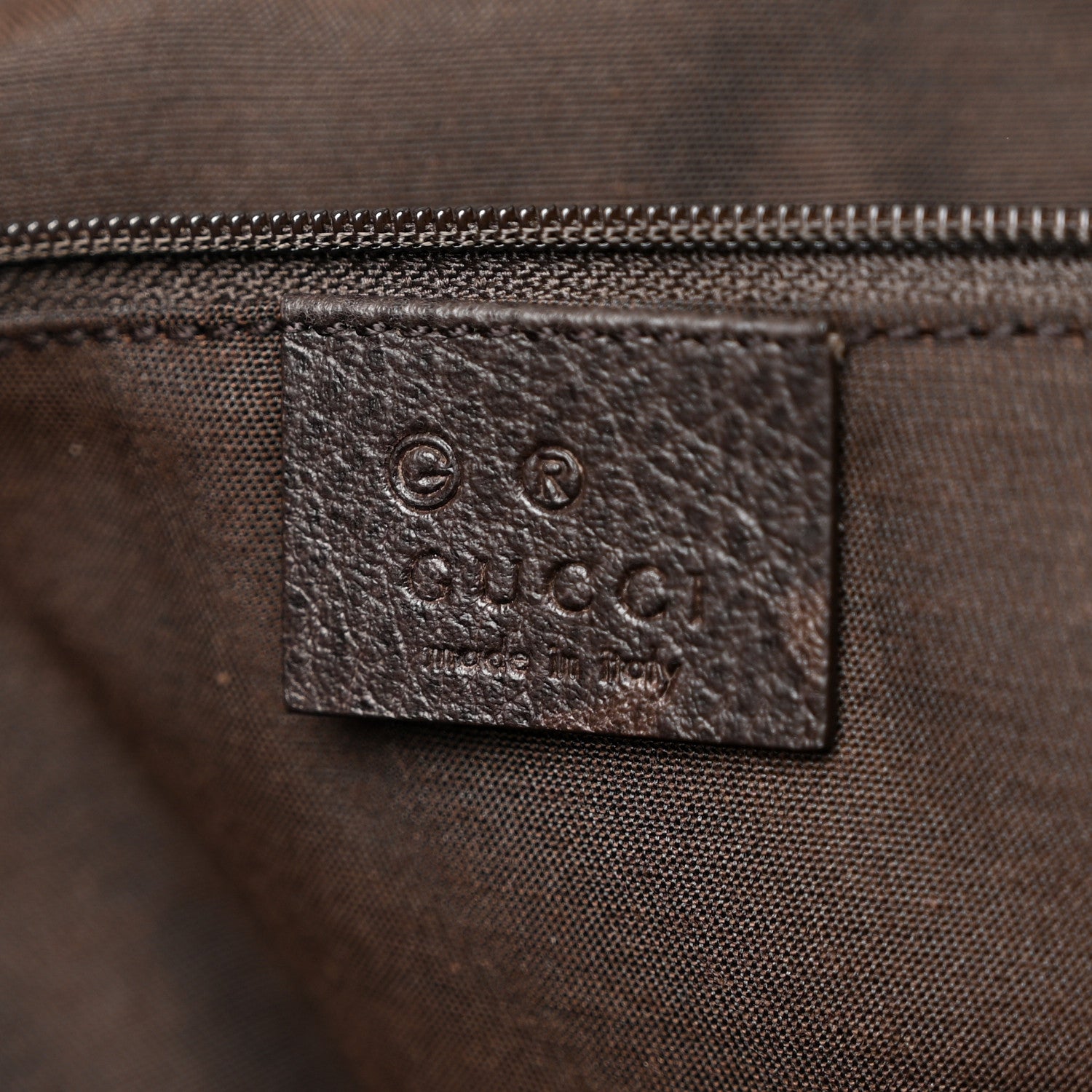Gucci Crystal Monogram Large Princy Tote Dark Brown 6 of 11