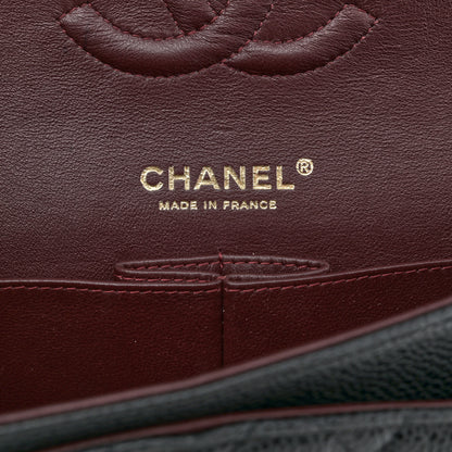 Chanel Caviar Quilted Medium Double Flap Black 6 of 13