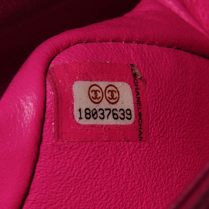 Chanel Iridescent Caviar Quilted Jumbo Double Flap Pink 7 of 8