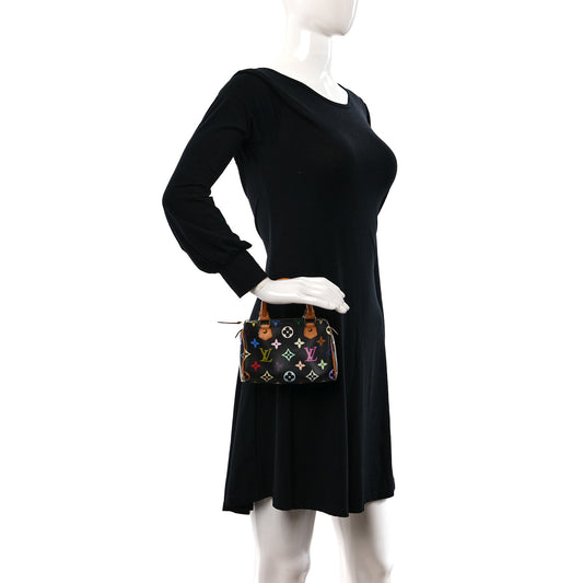 Monogram Multicolor Mini Sac HL Speedy Black
