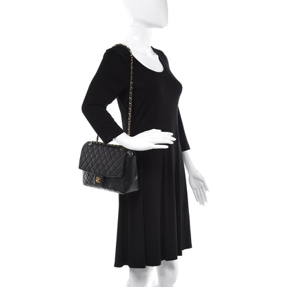 Chanel Lambskin Quilted Medium Single Flap Black 3 of 13
