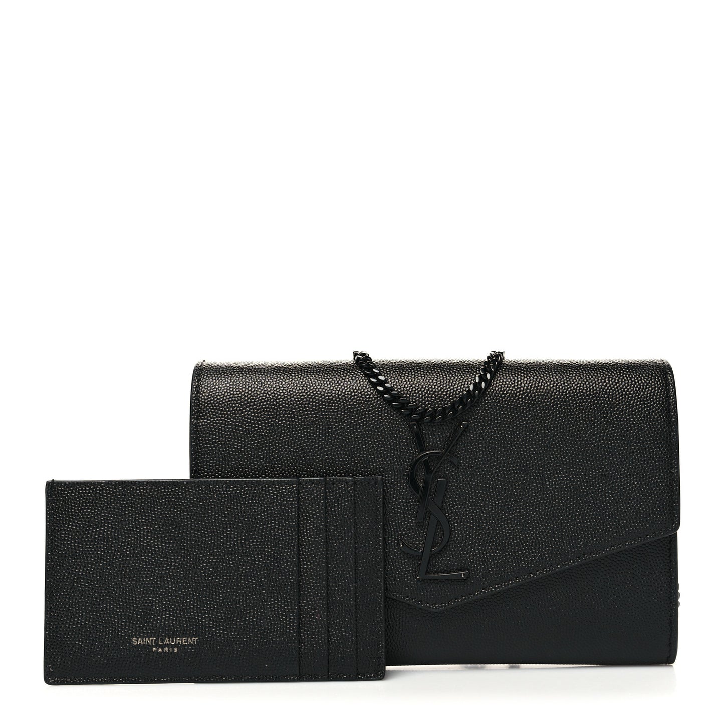 Grain De Poudre Uptown Chain Wallet Black