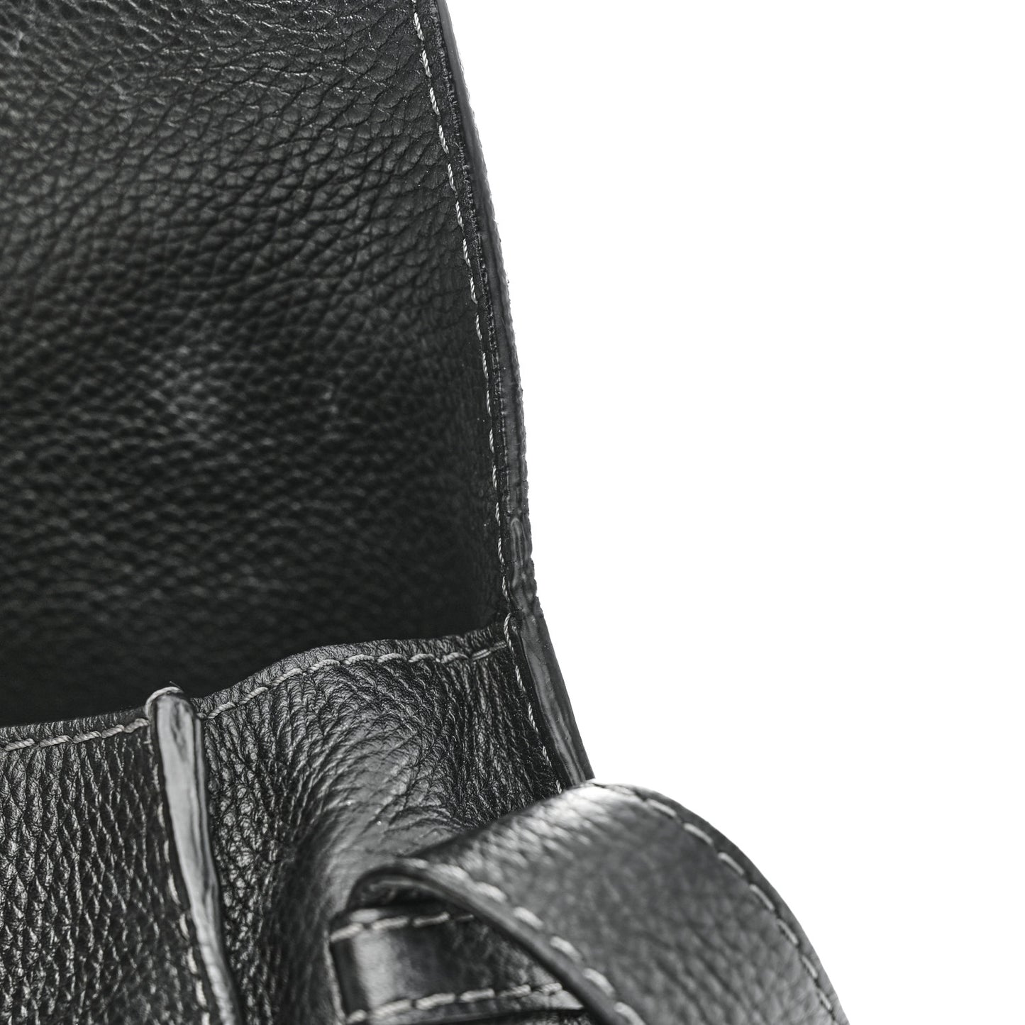 Calfskin Medium Marcie Round Crossbody Bag Black