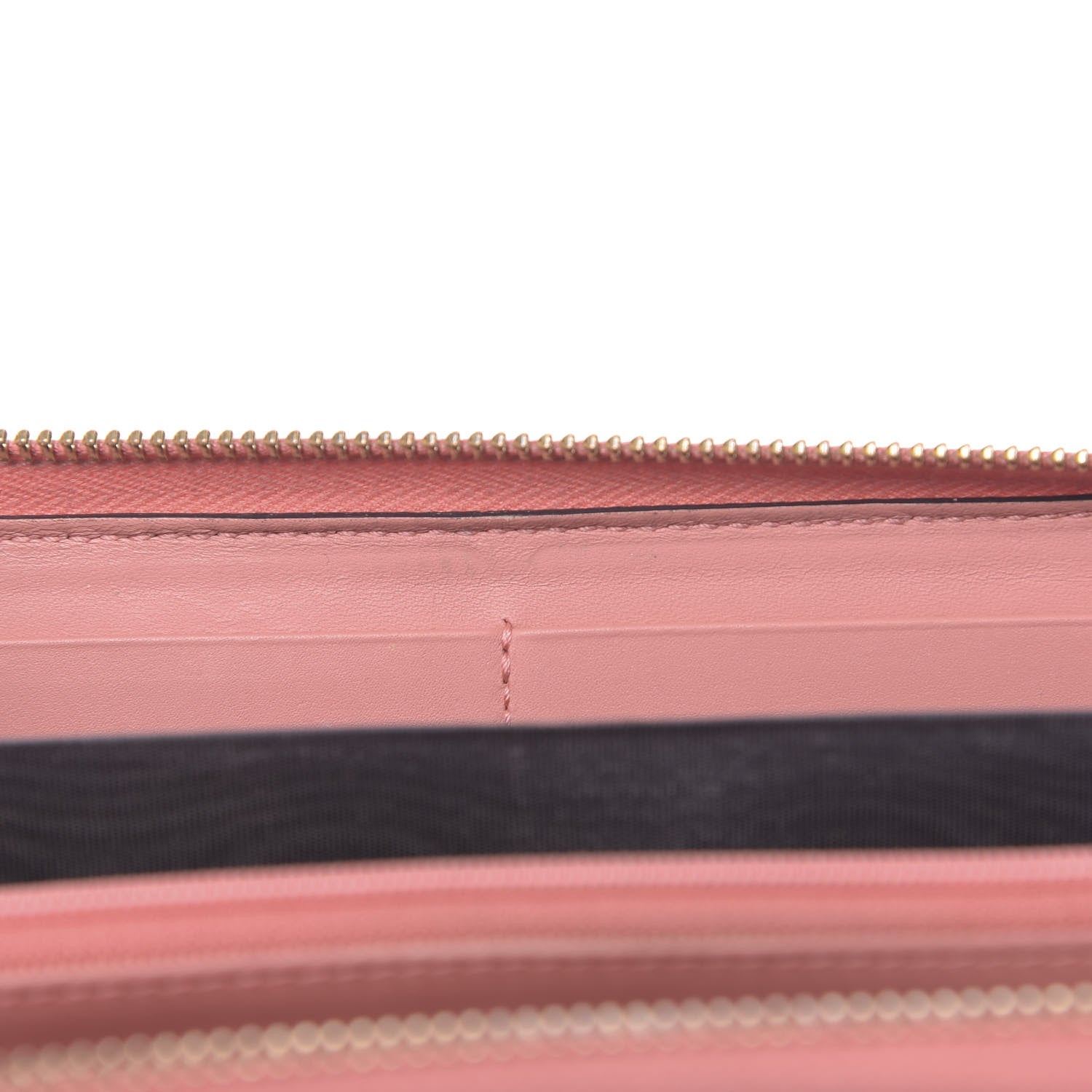 Gucci Lambskin GG Bow Zip Around Wallet Light Pink 10 of 11
