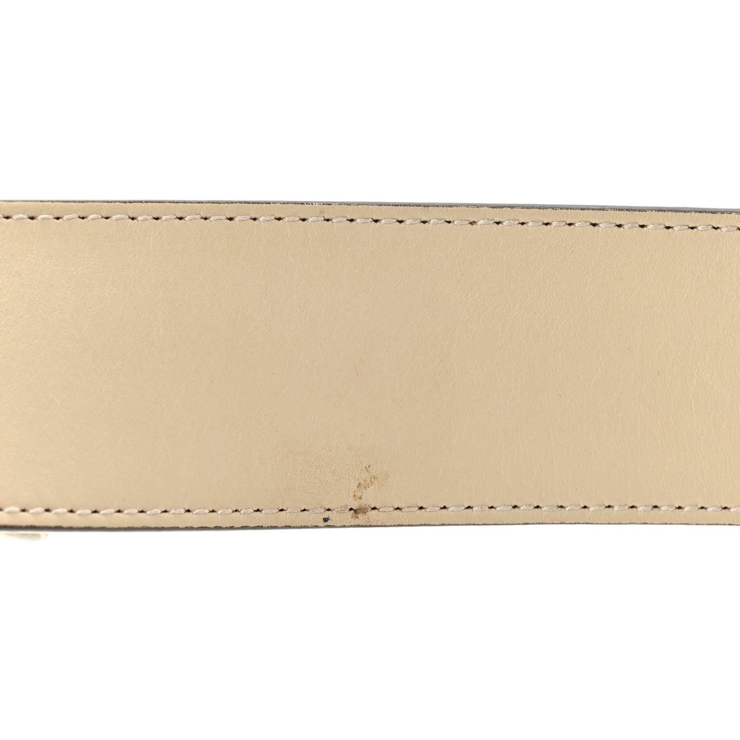 Calfskin Double G 40mm Belt 90 36 Mystic White