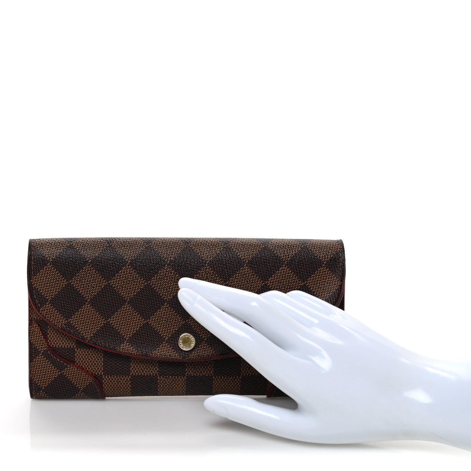 Louis Vuitton Monogram Emilie Wallet Red 2 of 6