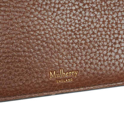 Mulberry Natural Grain Leather Small Continental French Purse Wallet Oak 9 of 10