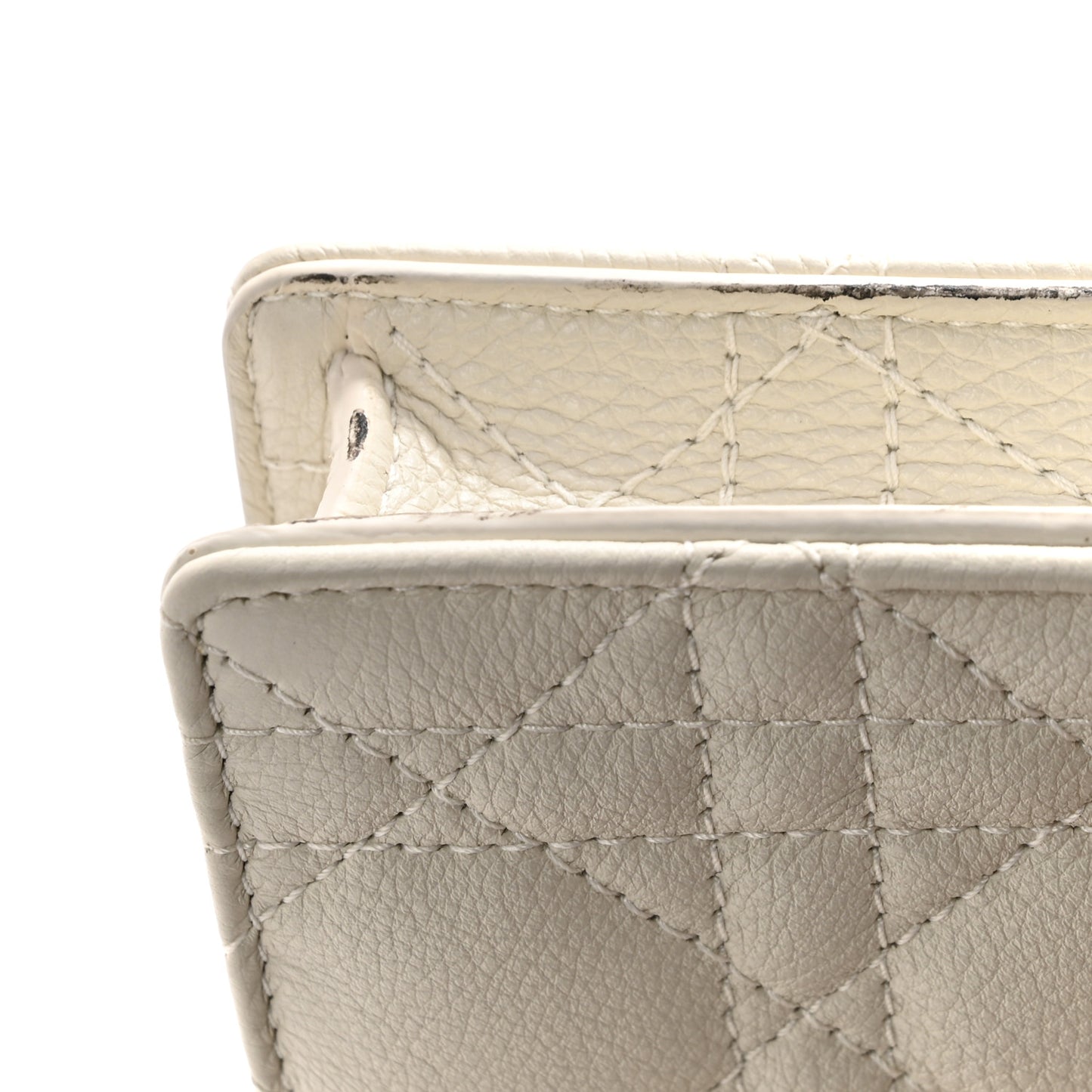 Supple Calfskin Caro Pouch with Chain Latte