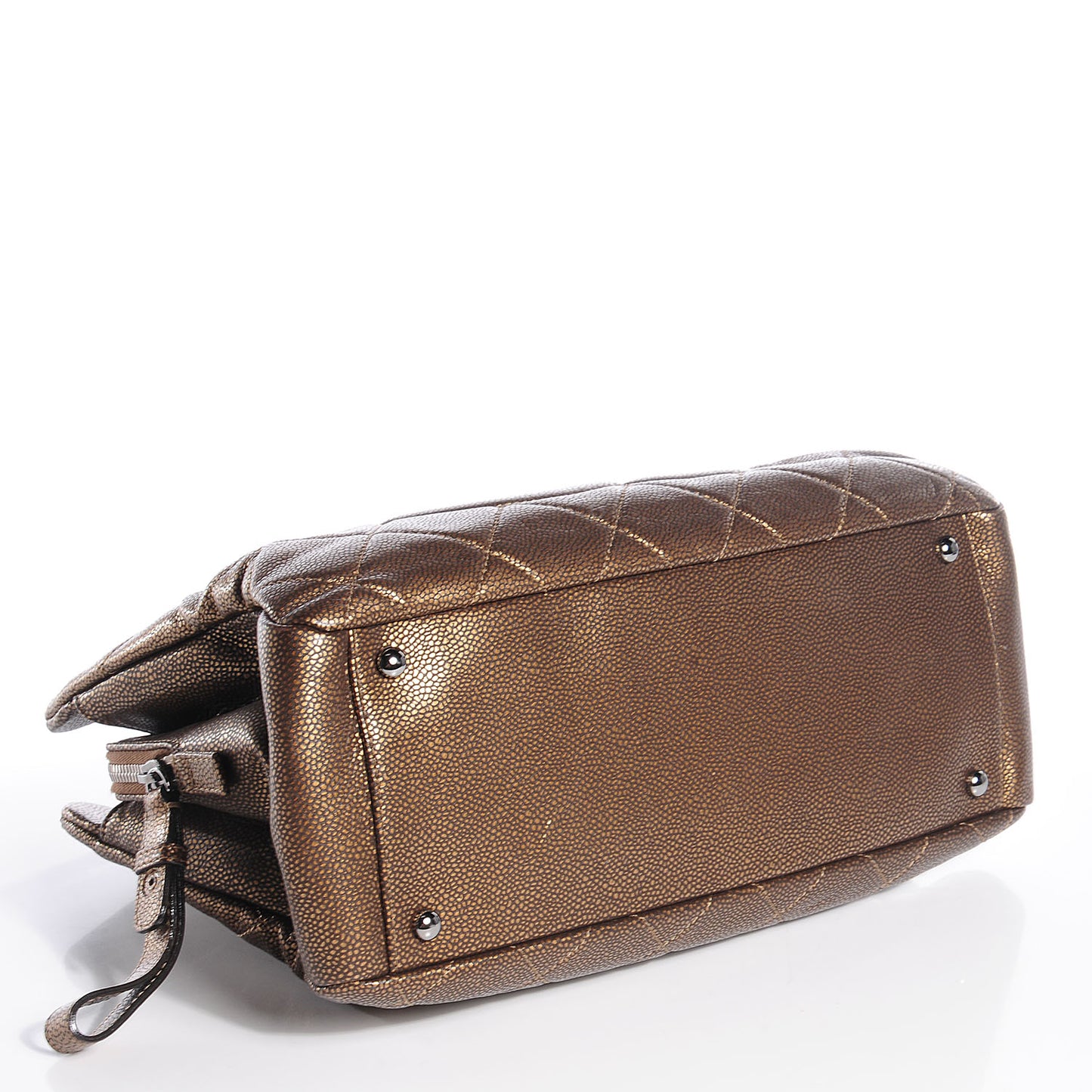 Caviar Timeless CC Shopping Tote Bronze