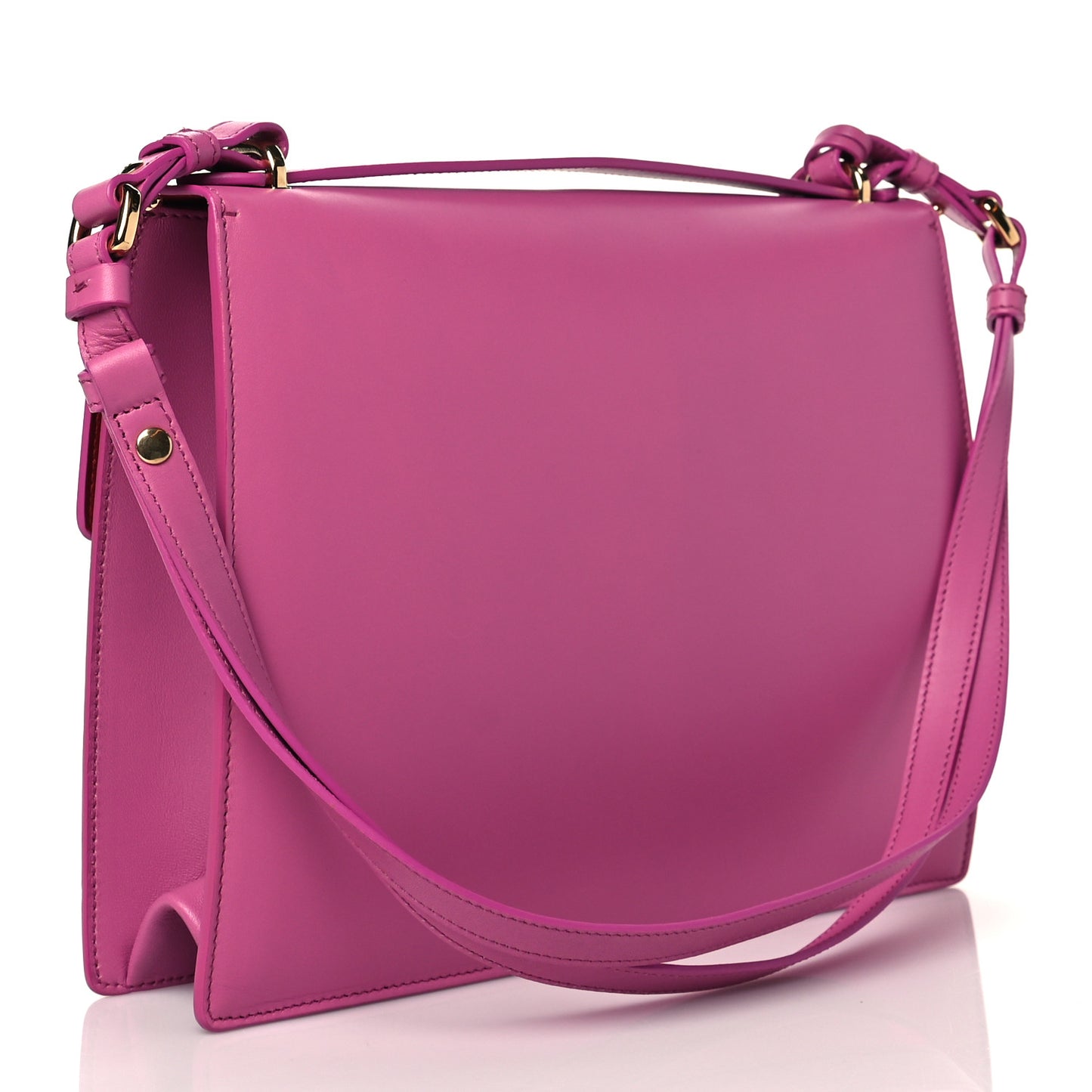 Calfskin Gancio Lock Marisol Satchel