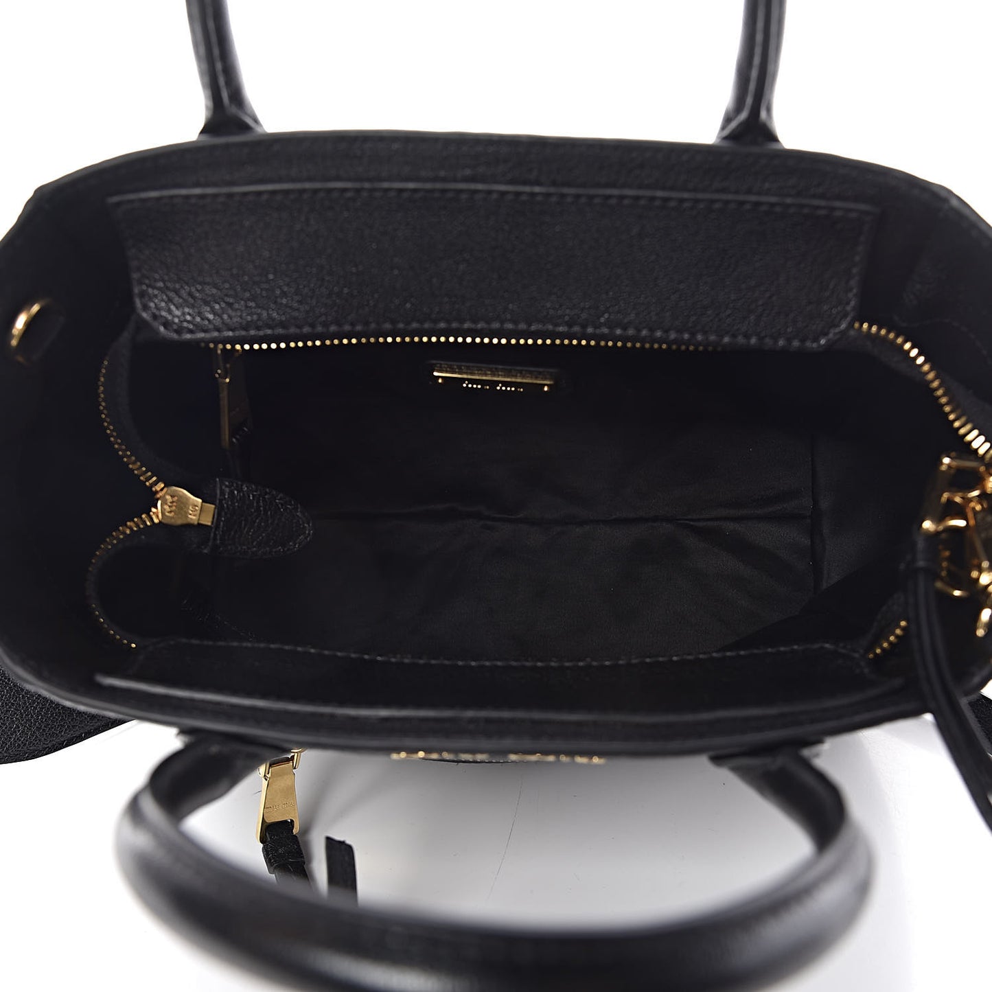 Goatskin Madras Tote Black