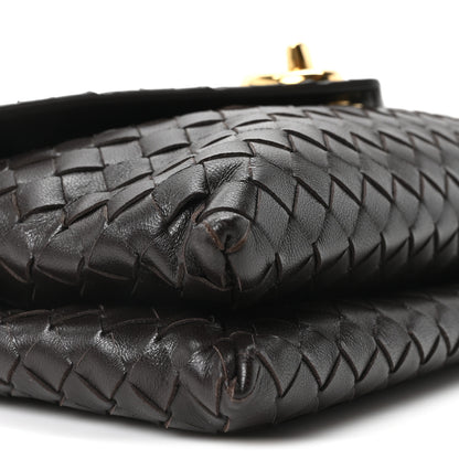 Bottega Veneta Nappa Intrecciato Knot Lock Top Handle Crossbody Bag Fondant 9 of 10