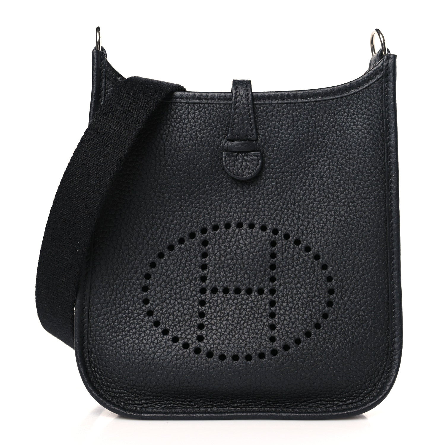 Hermes Taurillon Clemence Evelyne TPM Black 1 of 9