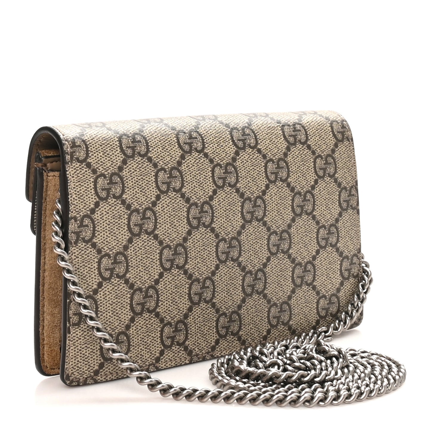 GG Supreme Monogram Super Mini Dionysus Shoulder Bag Taupe