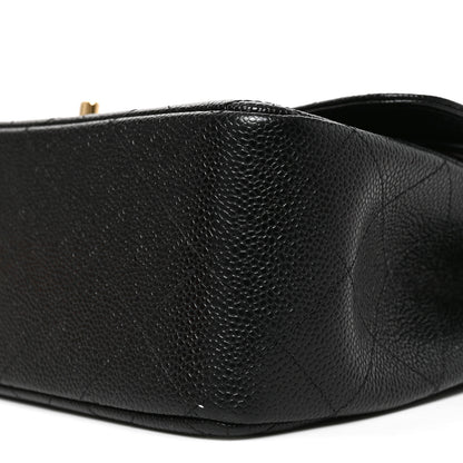 Chanel Caviar Quilted Jumbo Double Flap Black 10 of 10