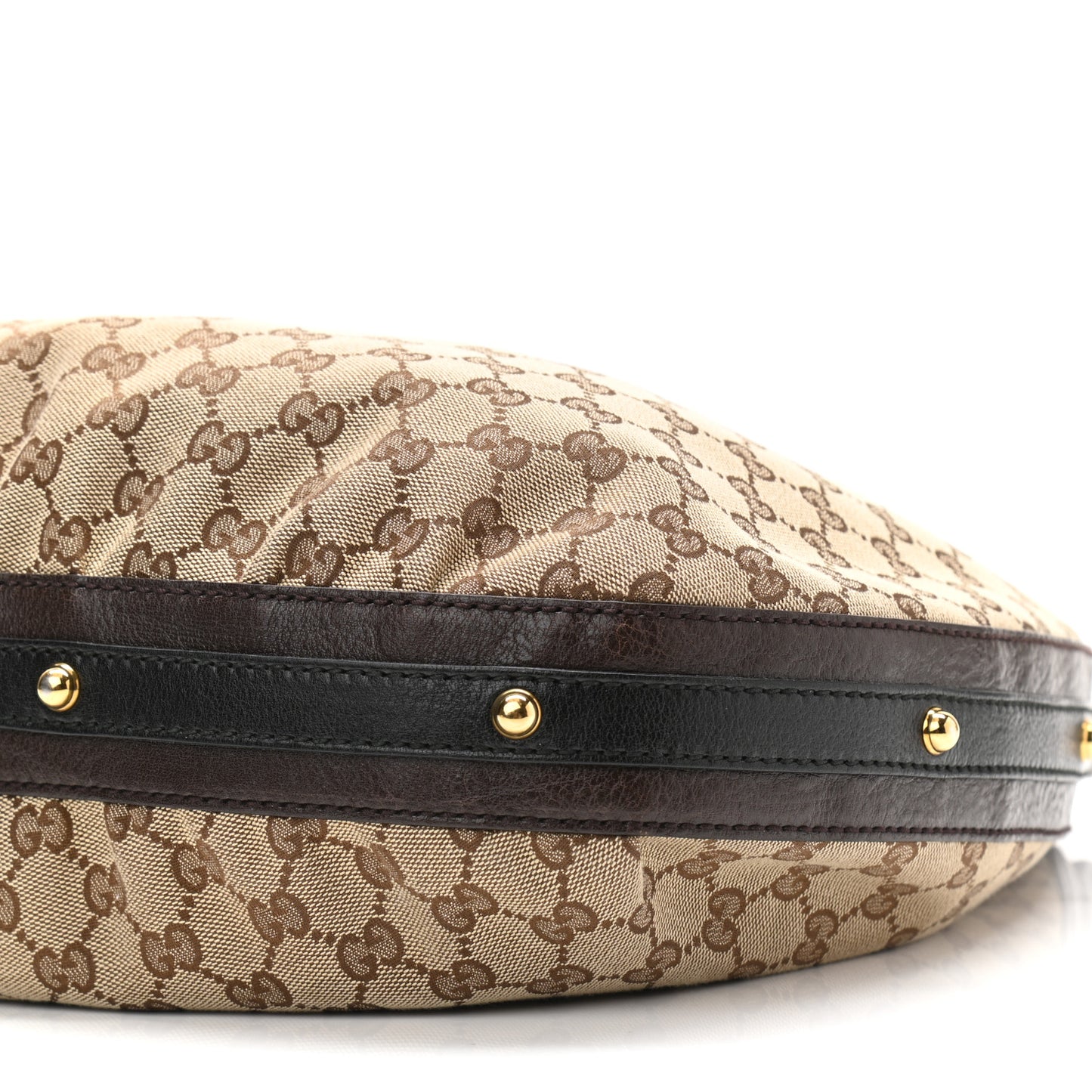 Monogram Medium Interlocking Hobo Dark Brown