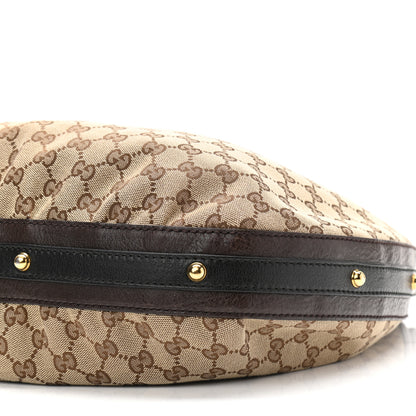 Gucci Monogram Medium Interlocking Hobo Dark Brown 10 of 10