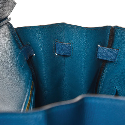 Hermes Togo Birkin 35 Bleu de Galice 11 of 31
