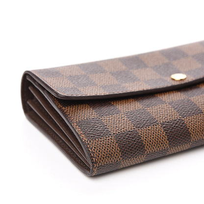 Louis Vuitton Damier Ebene Sarah Wallet 8 of 9
