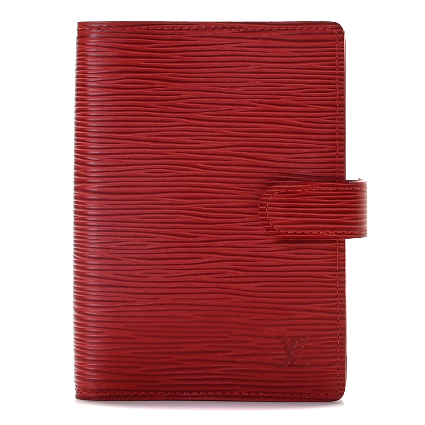Epi Small Ring Agenda Cover Castillan Red