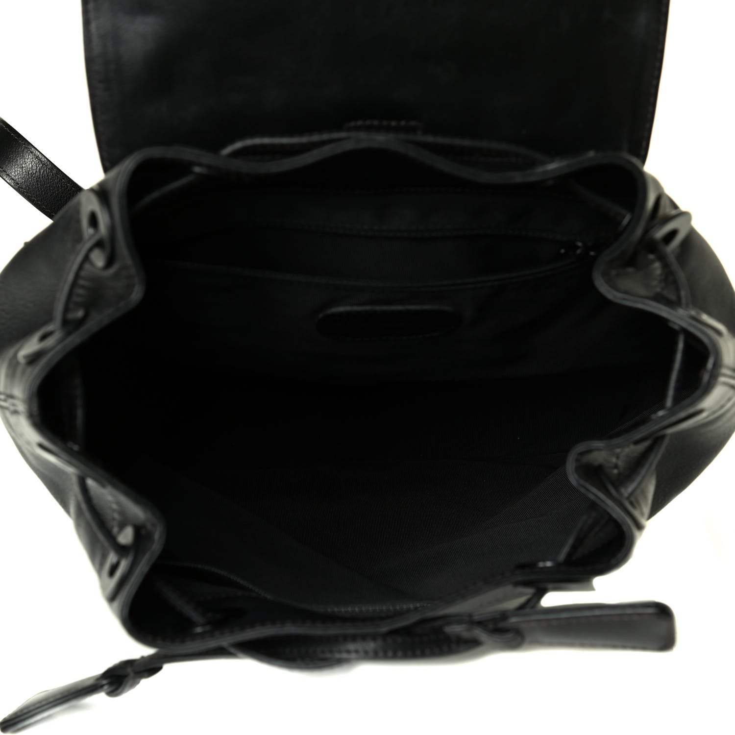 Chanel Lambskin CC Drawstring Backpack Black 4 of 9