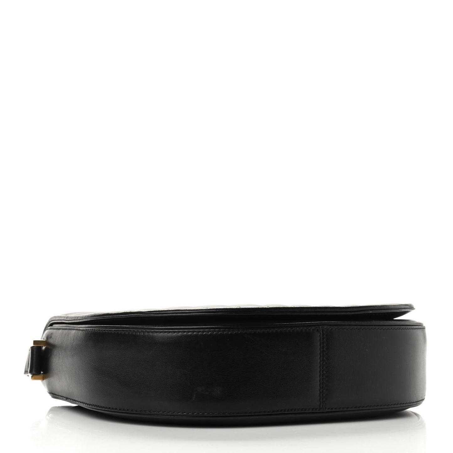 Calfskin Quilted Y Joan Satchel Black