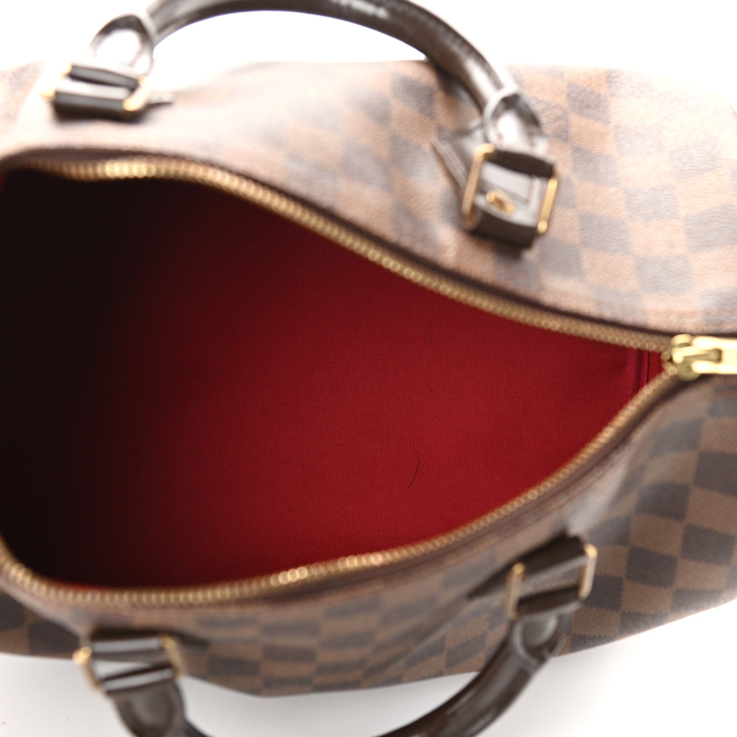 Louis Vuitton Damier Ebene Speedy 30 5 of 9
