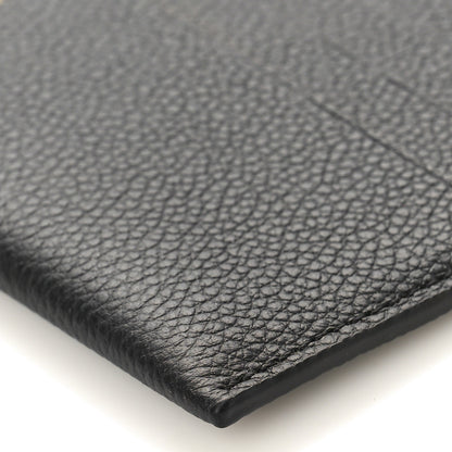Louis Vuitton Calfskin Felicie Chain Wallet Card Holder Insert Black 8 of 8