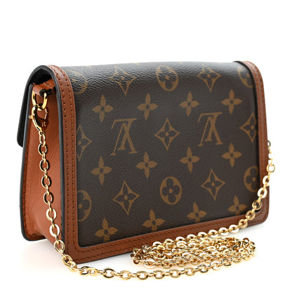 Louis Vuitton Reverse Monogram Dauphine Chain Wallet 3 of 10