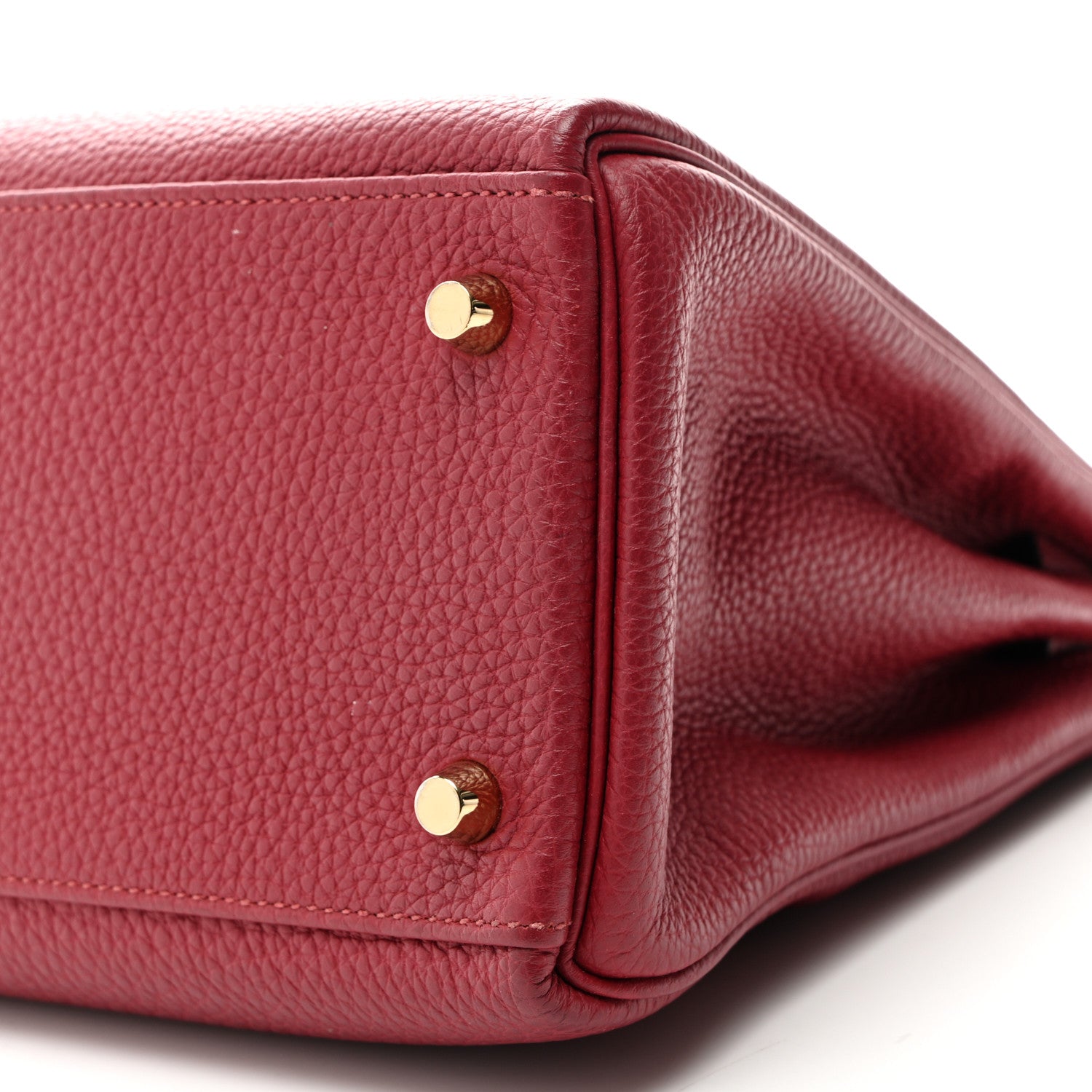 Hermes Togo Kelly Retourne 28 Rouge Grenat 10 of 11