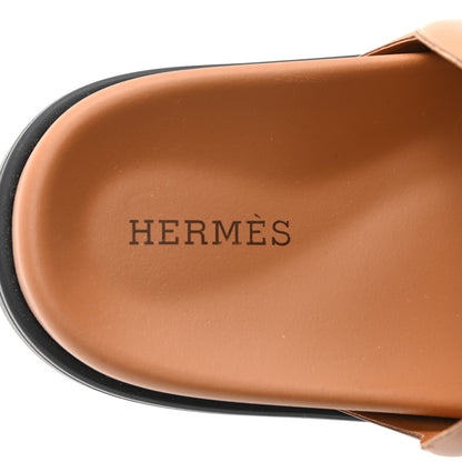 Hermes Nappa Extra Sandals 35 Naturel 7 of 8