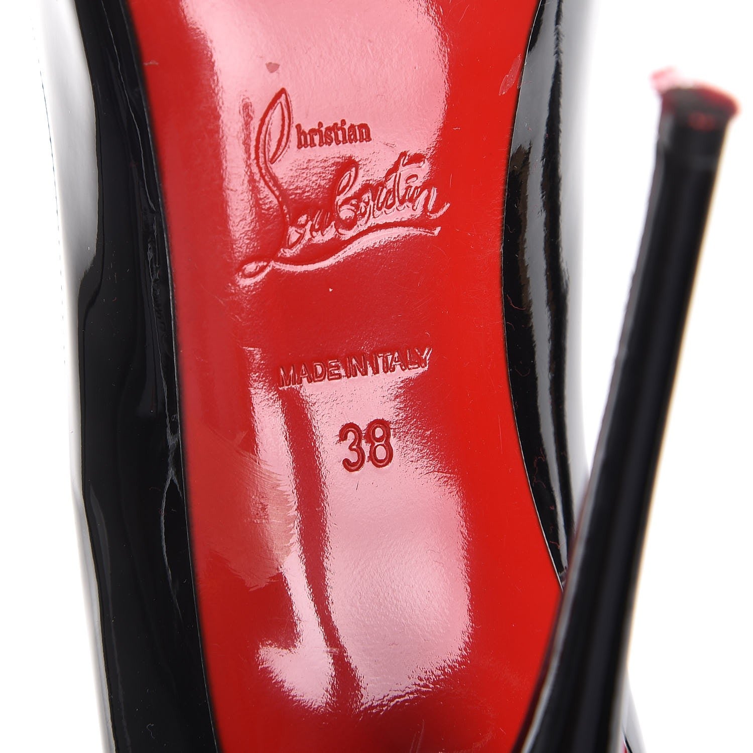 Christian Louboutin Patent So Kate 120 Pumps 38 Black 8 of 15