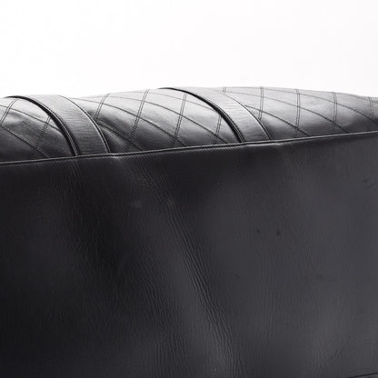 Chanel Calfskin Stitched Duffel Bag Black 13 of 16