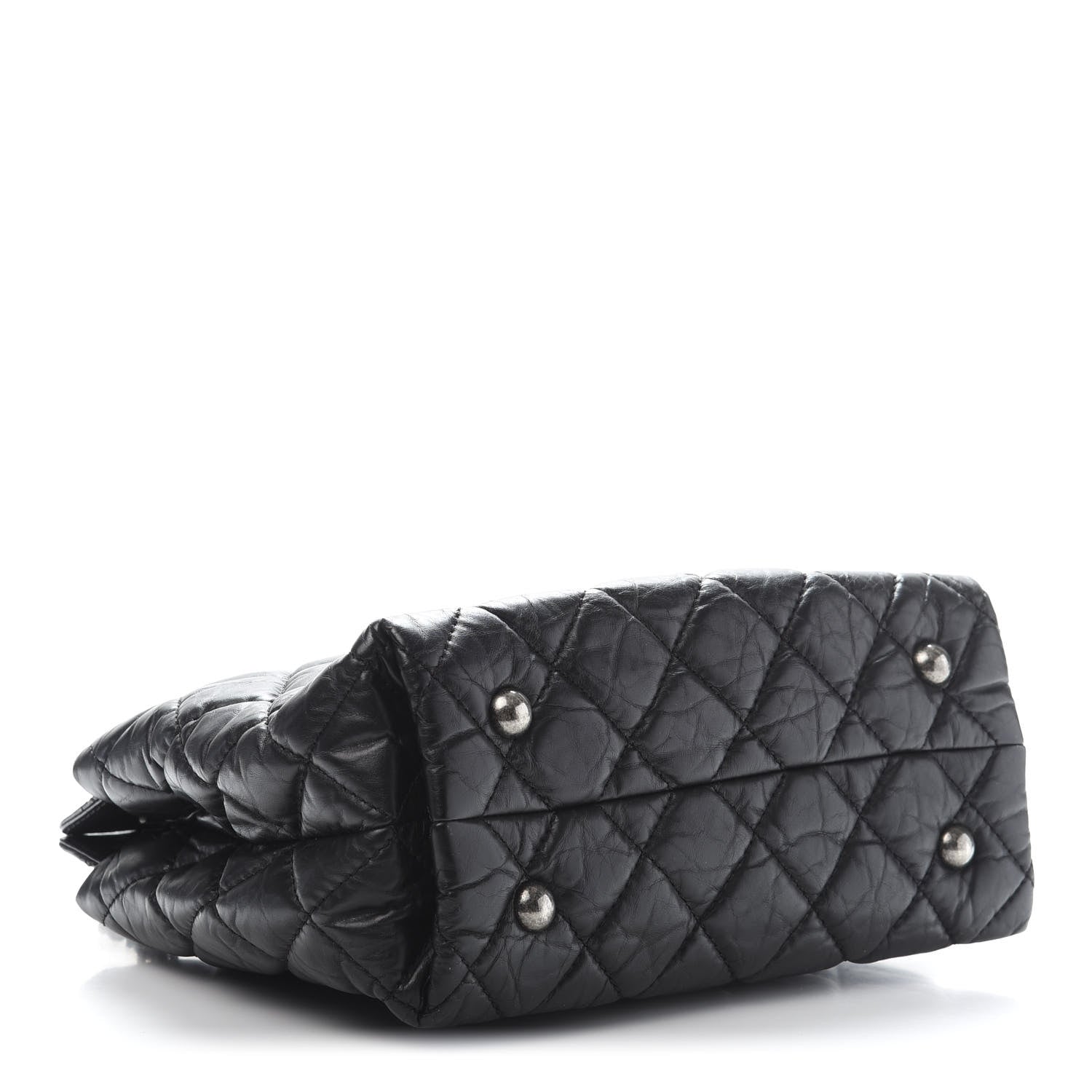 Chanel Aged Calfskin Reissue 2.55 Tote Black 4 of 13