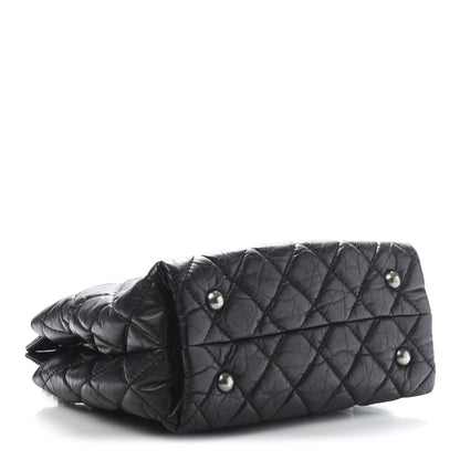 Chanel Aged Calfskin Reissue 2.55 Tote Black 4 of 13
