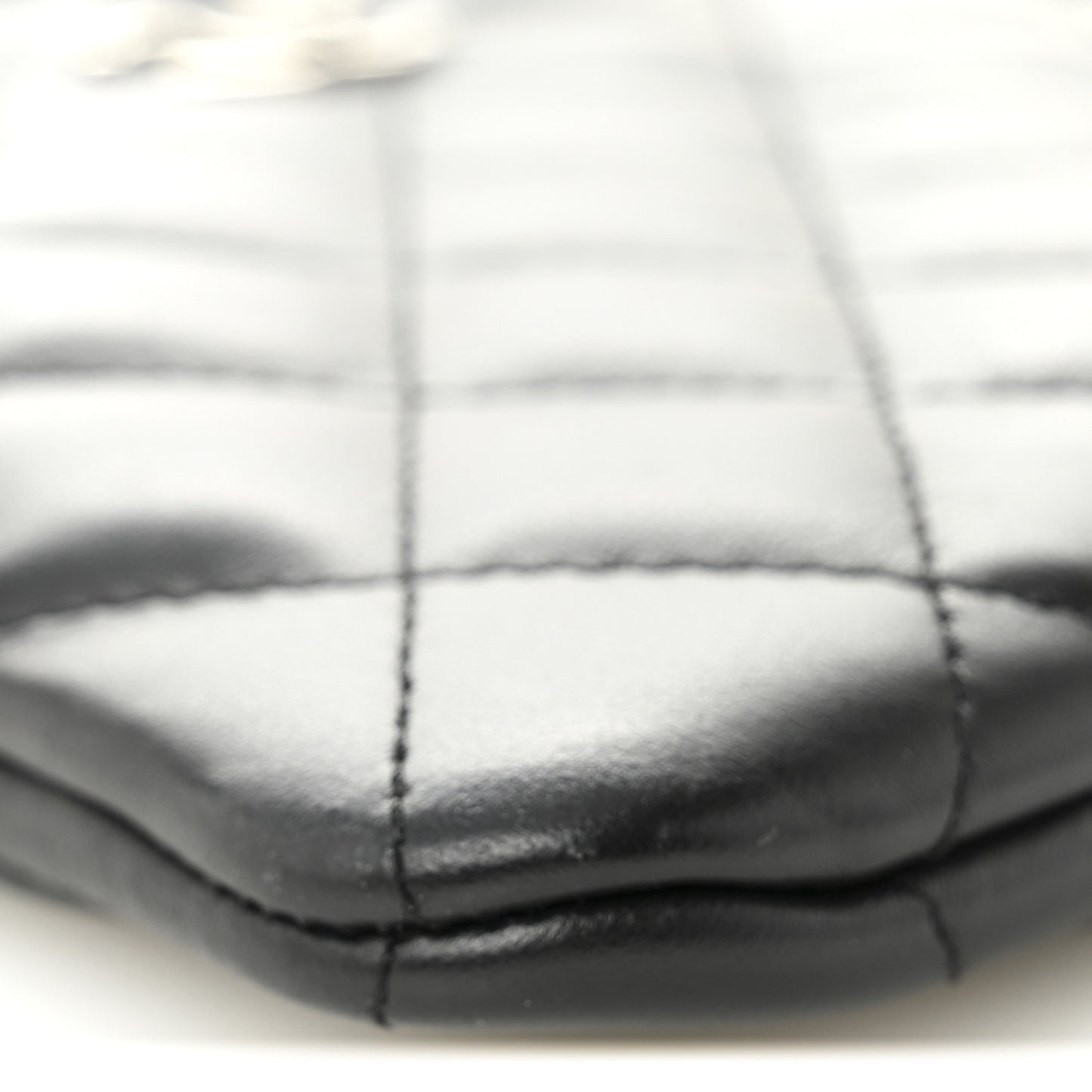 Lambskin Quilted Crossbody Bag Black